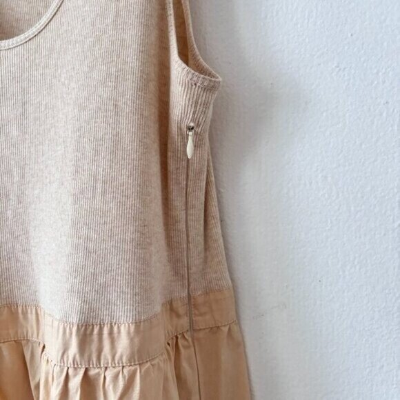 Ulla Johnson Hope Rib Knit Tiered Midi Dress - Picture 6 of 8